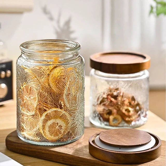 Alt view image 5 of 6 - Vintage Glass Jar with Airtight Lid, Candy Coffee Canister Food Storage