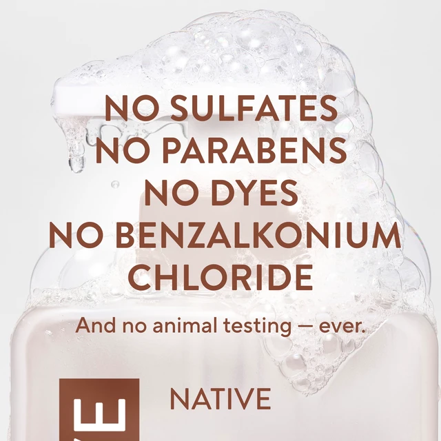 Alt view image 6 of 6 - Native Liquid Hand Soap, Coconut & Vanilla, 13 fl oz, Non-drying, Naturally Derived Cleansers, Sulfate Free