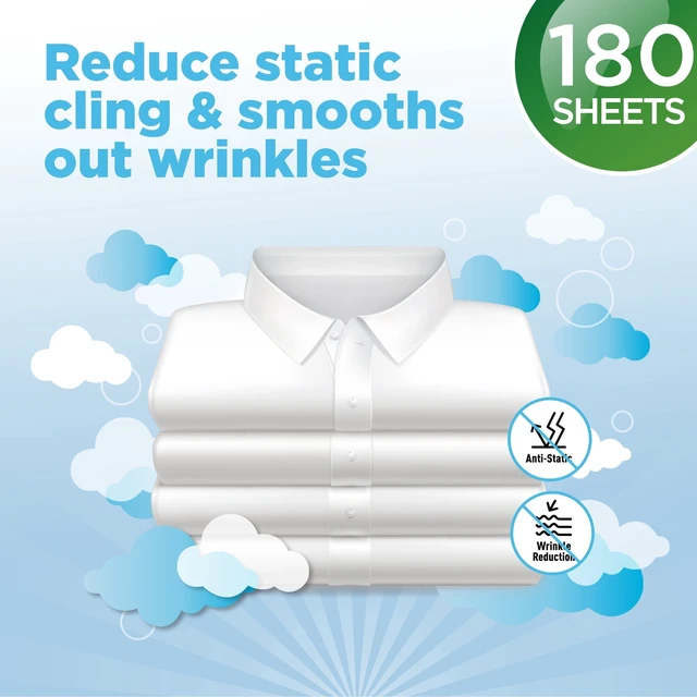 Alt view image 6 of 6 - Great Value Free & Delicate Hypoallergenic Dryer Sheets, 180 Count