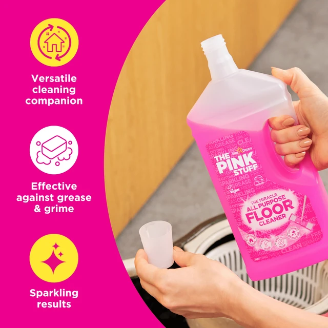 Alt view image 3 of 6 - The Pink Stuff Miracle All-Purpose Liquid Floor Cleaner, 31fl oz