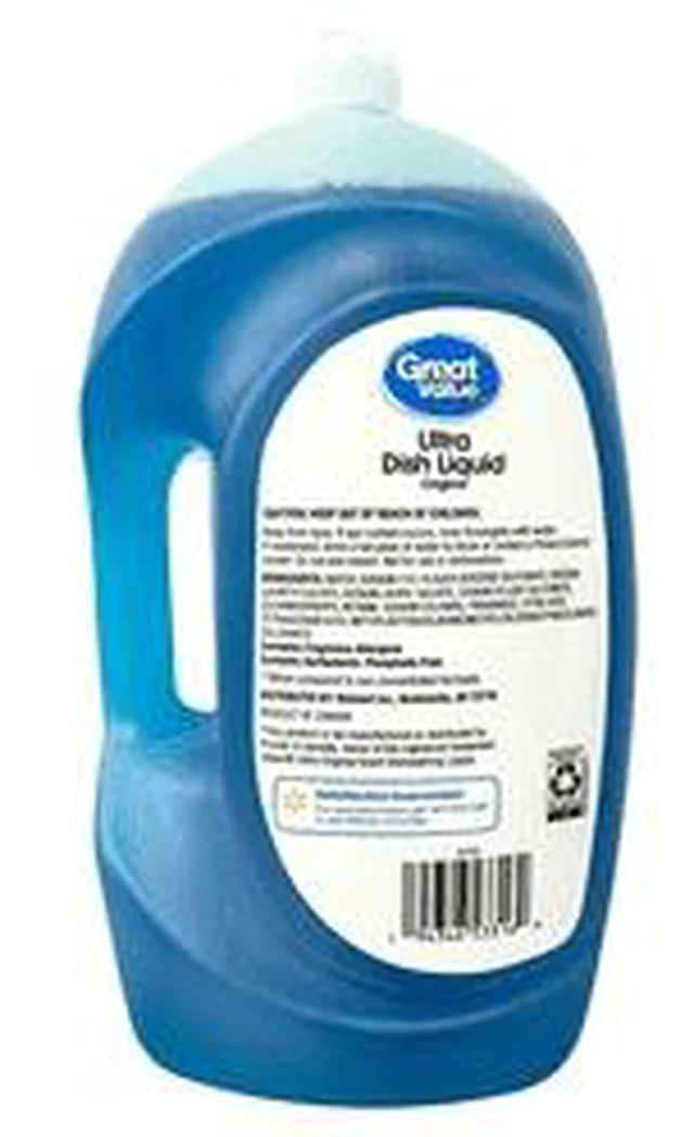 Alt view image 5 of 6 - Great Value Ultra Original Dish Liquid, 90 fl oz