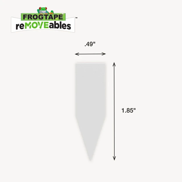 Alt view image 2 of 5 - FrogTape ReMOVEables Poster Strips, 60 Mounting Strips, 0.5lbs Max per Strip