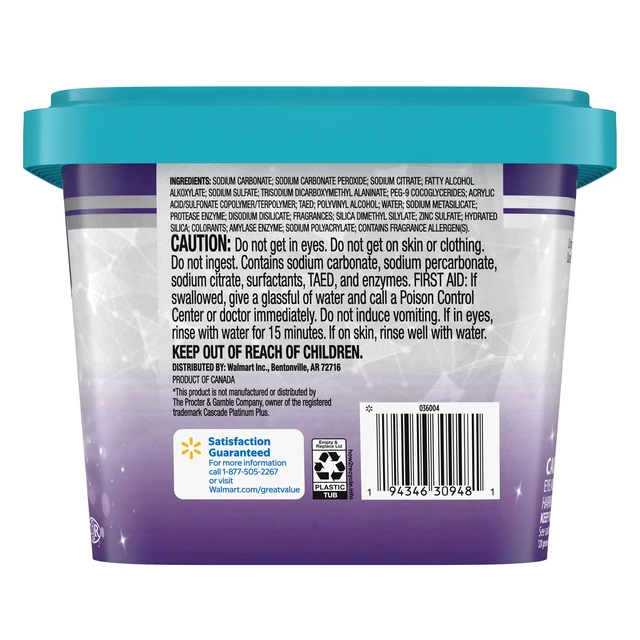 Alt view image 4 of 6 - Great Value Premium Plus Dishwasher Pacs, Fresh Scent, 47 Count