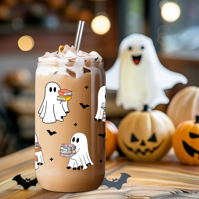 Alt view image 5 of 6 - Fairy's Gift Ghost Reader Halloween Cup, Cute Spooky Gifts for Book Lovers
