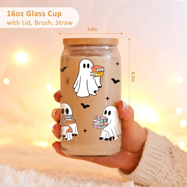 Alt view image 3 of 6 - Fairy's Gift Ghost Reader Halloween Cup, Cute Spooky Gifts for Book Lovers