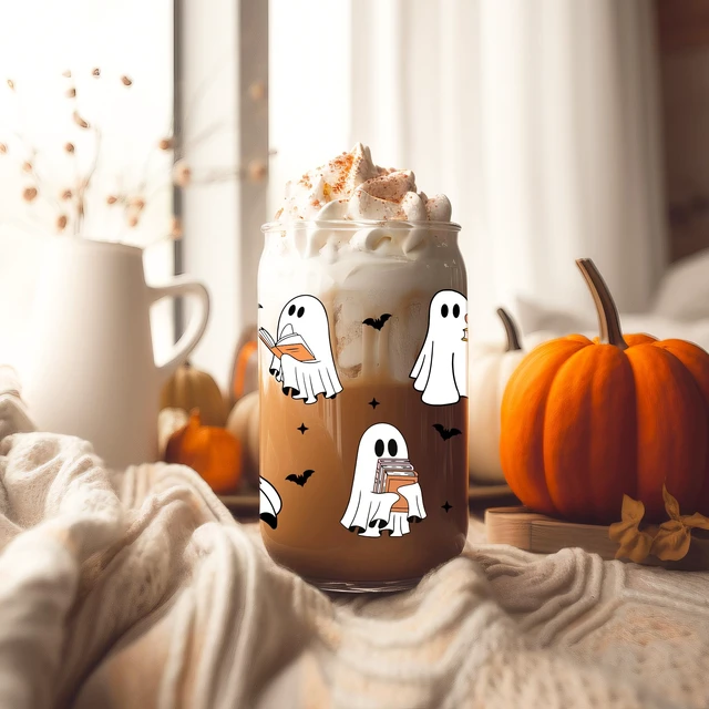 Alt view image 4 of 6 - Fairy's Gift Ghost Reader Halloween Cup, Cute Spooky Gifts for Book Lovers