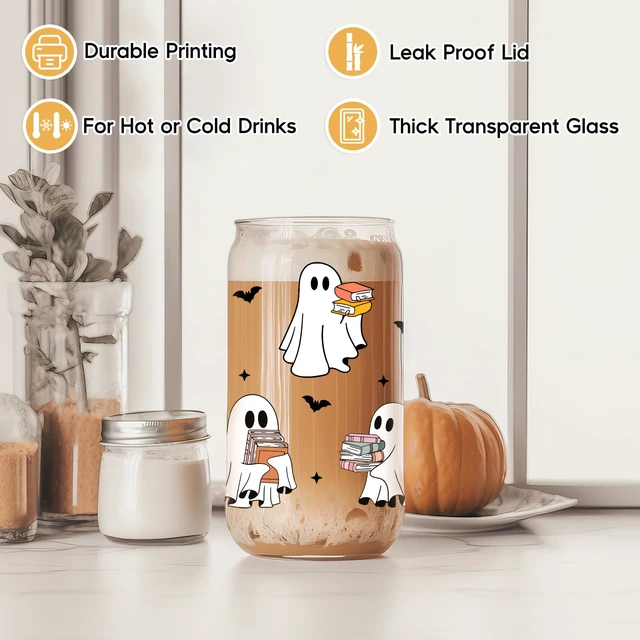 Alt view image 6 of 6 - Fairy's Gift Ghost Reader Halloween Cup, Cute Spooky Gifts for Book Lovers