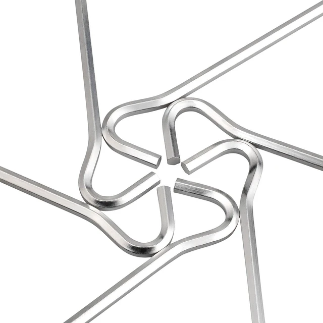 Alt view image 5 of 7 - Aluminium Tent Pegs with Hook - 7-Inch Hexagon Rod Stakes for Camping Tent and Canopies