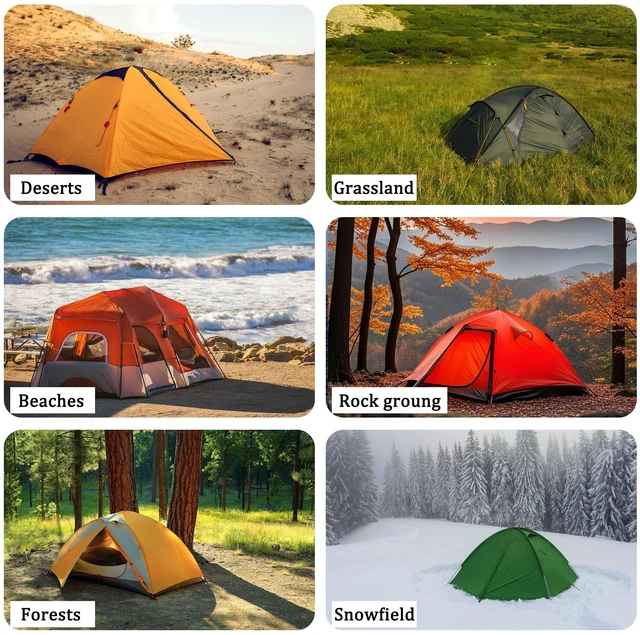 Alt view image 4 of 6 - RIY Heavy Duty 8inch Steel Tent Stakes Inflexible and Unbreakable 8PCS