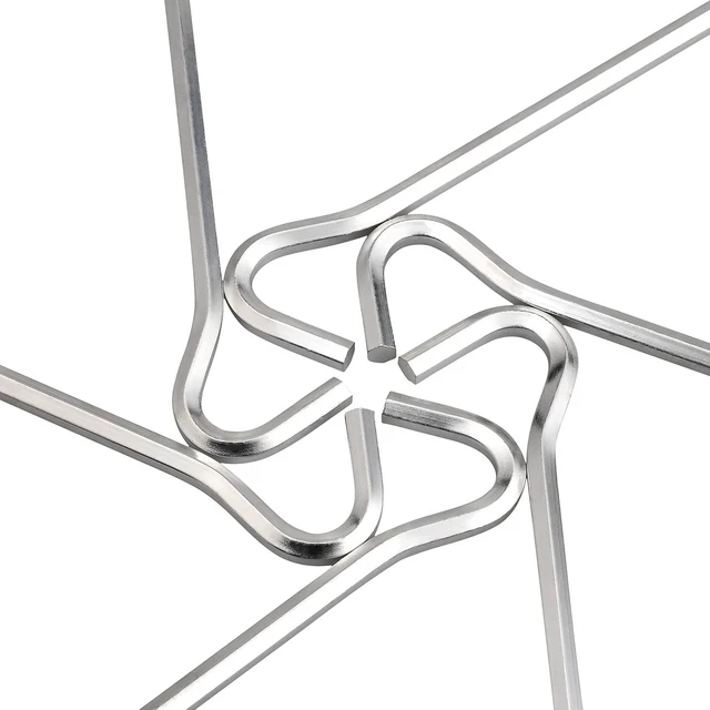 Alt view image 6 of 7 - Aluminium Tent Pegs with Hook, 7-Inch Hexagon Rod Stakes for Camping Tent and Canopies