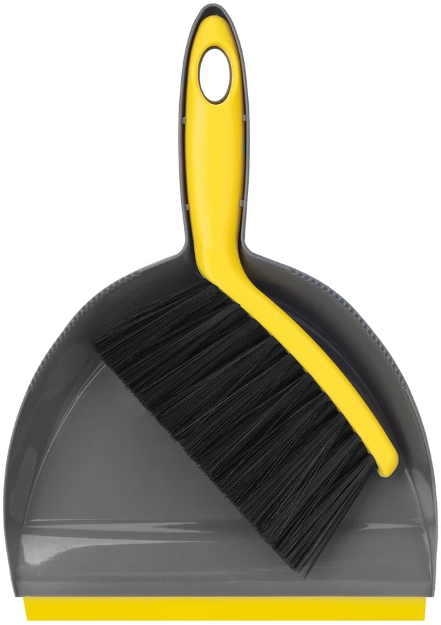 Main image of Small Mini Handheld Dustpan and Broom Set for Home, Desktop, Sofa, Cat Litter, Car, Camping and Small Space Cleaning