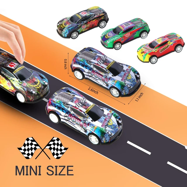 Alt view image 4 of 6 - Soi-meme 30 Pack Pull Back Cars, Mini Vehicles Toy Bulk Party Favor, Classroom Treasure Box, Goodie Bag Stuffers, Pinata Fillers for Boys Girls Toddlers Birthday Party