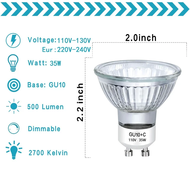 Alt view image 2 of 7 - 2-Pack 35W Wax Warmer Bulbs for Full Size Adjustable Temperature Height Candle Warmer Lamp