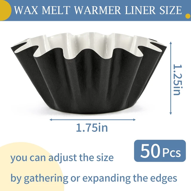 Alt view image 3 of 6 - PEASUG 50 Pcs Wax Melt Liners Leakproof Reusable Universal for Warmers