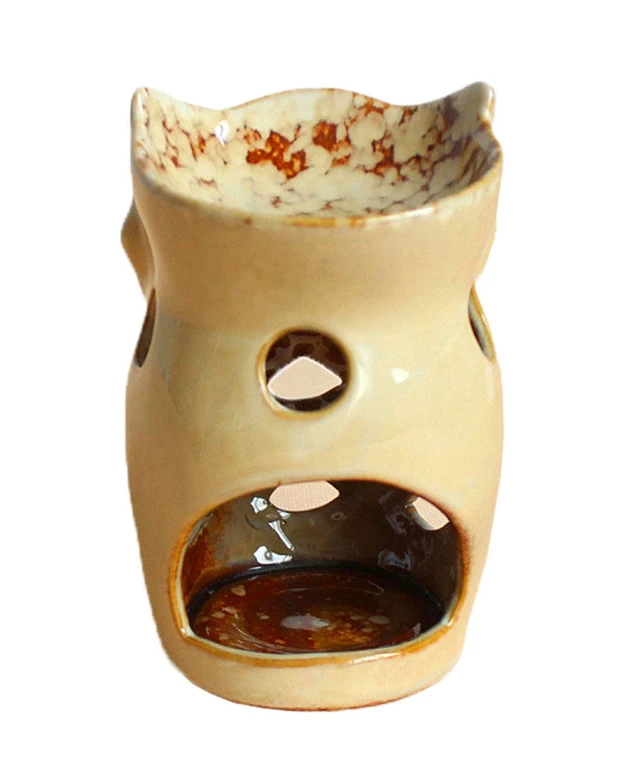 Alt view image 2 of 6 - 7 Inch Ceramic Owl Oil Warmer