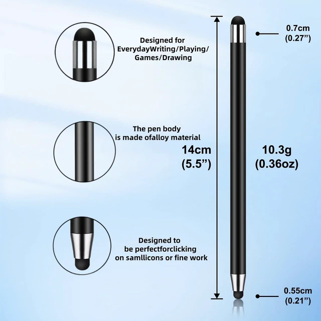 Alt view image 5 of 7 - 2-in-1 Universal Stylus Pen for Touchscreen (10 PCS)