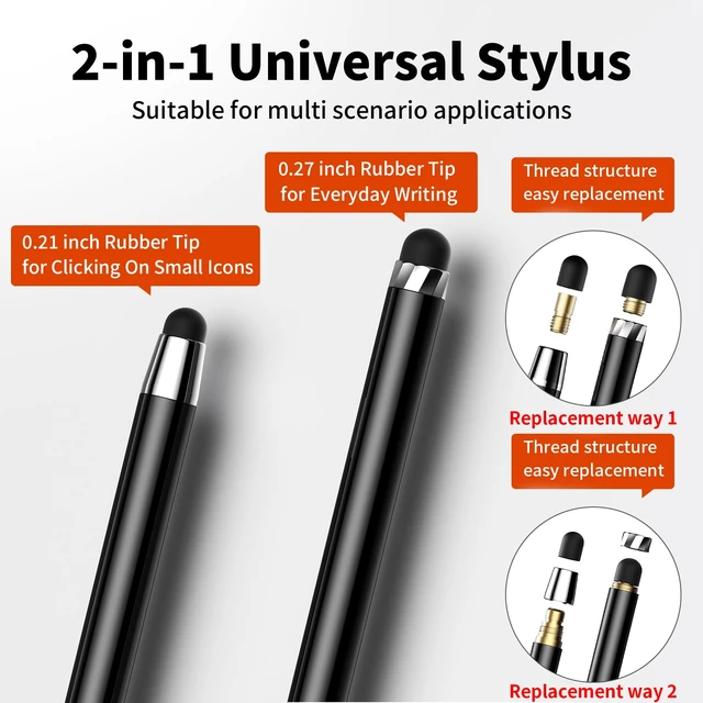 Alt view image 2 of 6 - DAXINGXING Universal Stylus Pen (10-Pack) for iPad Touchscreen