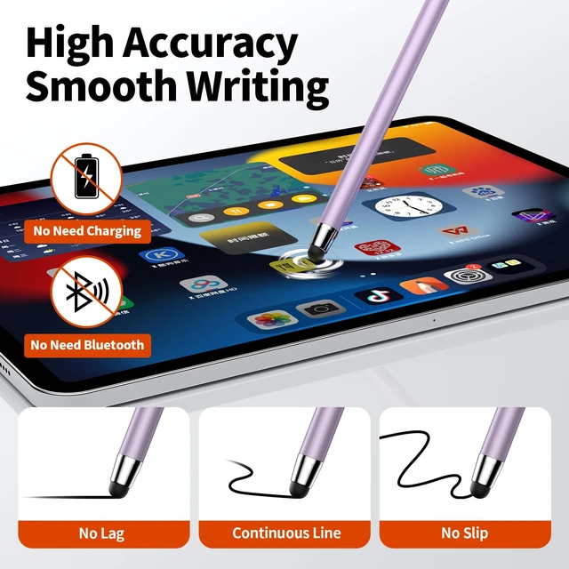 Alt view image 6 of 6 - DAXINGXING Universal Stylus Pen (10-Pack) for iPad Touchscreen