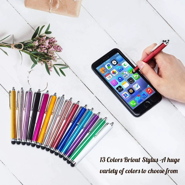 Alt view image 2 of 7 - Briout 36 Pack Capacitive Stylus Pens, High Precision, Compatible with All Universal Touch Screen Devices (12 Multicolor)
