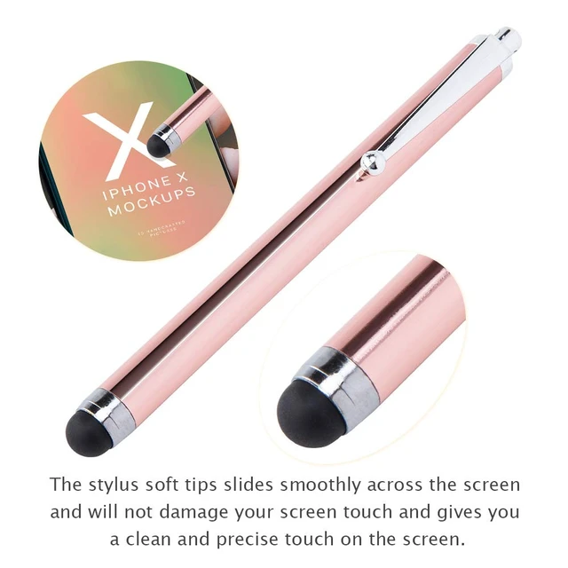Alt view image 7 of 7 - Briout 36 Pack Capacitive Stylus Pens, High Precision, Compatible with All Universal Touch Screen Devices (12 Multicolor)