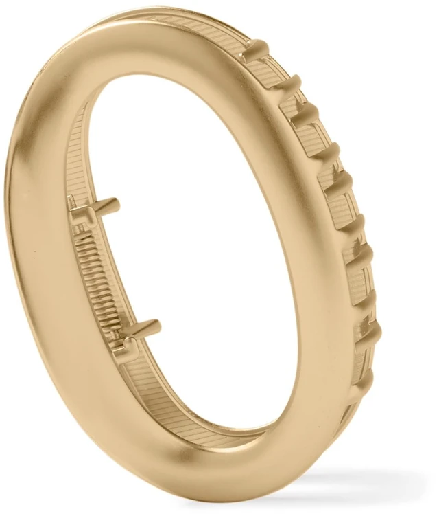 Main image of The Hair Edit Gilded Contour Claw Clip, Gold