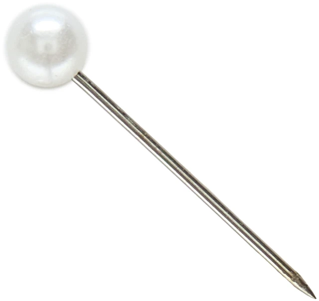Alt view image 3 of 3 - Hello Hobby Petite Straight Pins, 4 Pack, 3/4", White, 150 Pieces