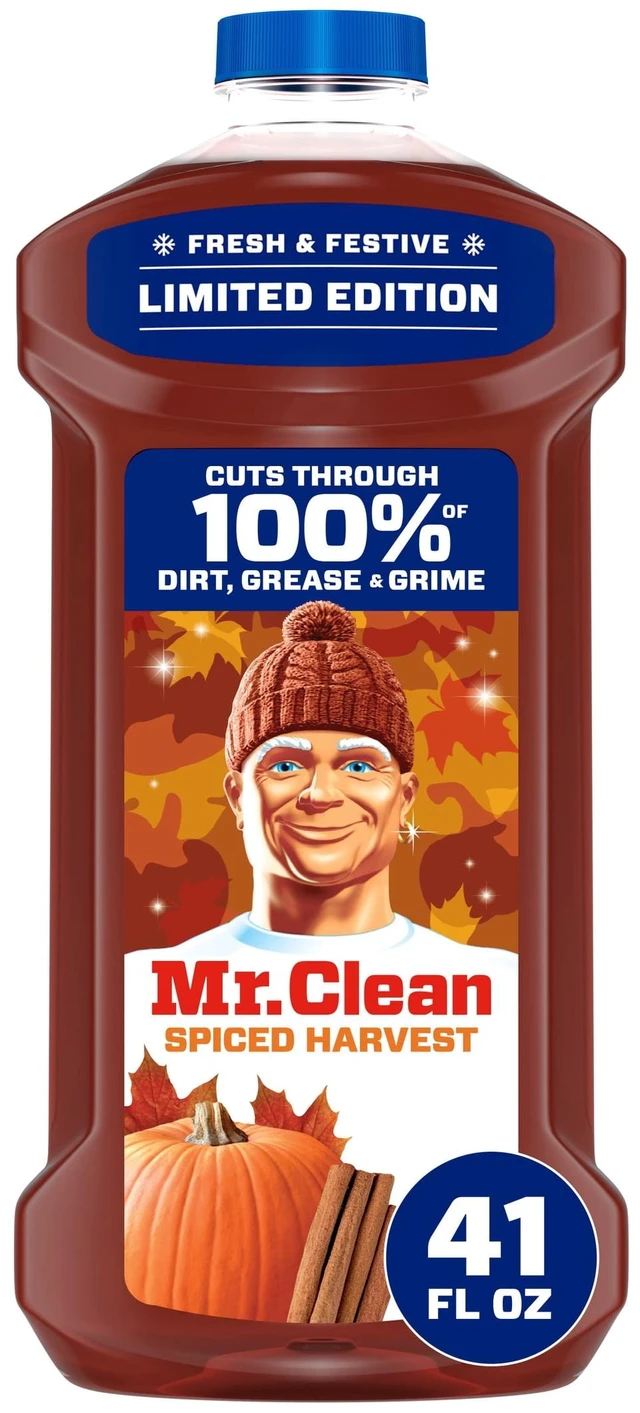 Main image of Mr. Clean All Purpose Floor Cleaner and Mop Soap, Spiced Harvest, Pumpkin, 41fl oz