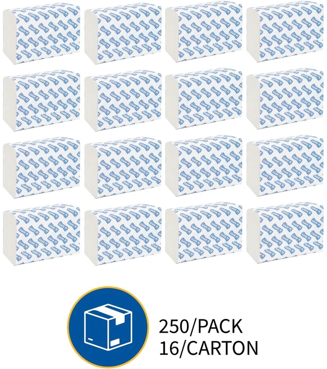 Main image of Genuine Joe GJO21100 Multifold Towels, 16 Pack of 250 Sheets