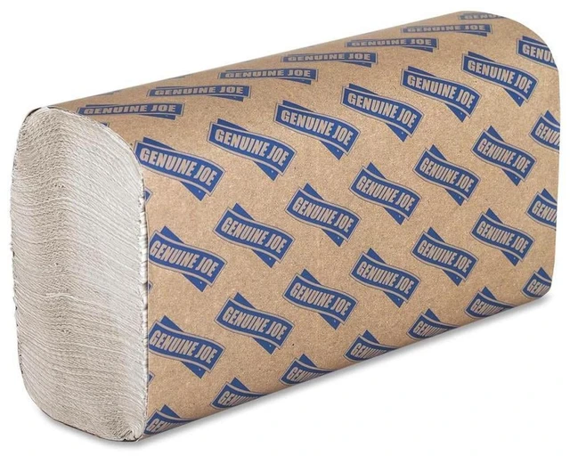 Alt view image 2 of 6 - Genuine Joe GJO21100 Multifold Towels, 16 Pack of 250 Sheets