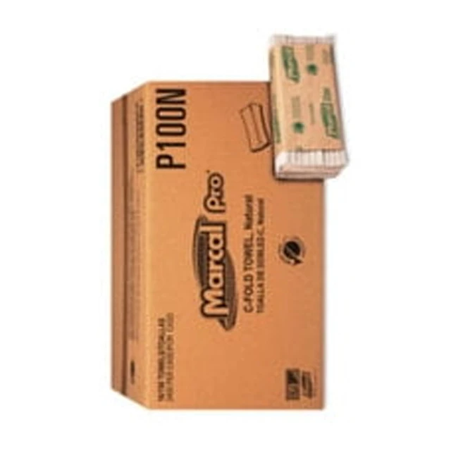 Alt view image 5 of 5 - Folded Paper Towels, 1-Ply, 10.125"x12.875", 150/Pack, 16 Packs/Ct