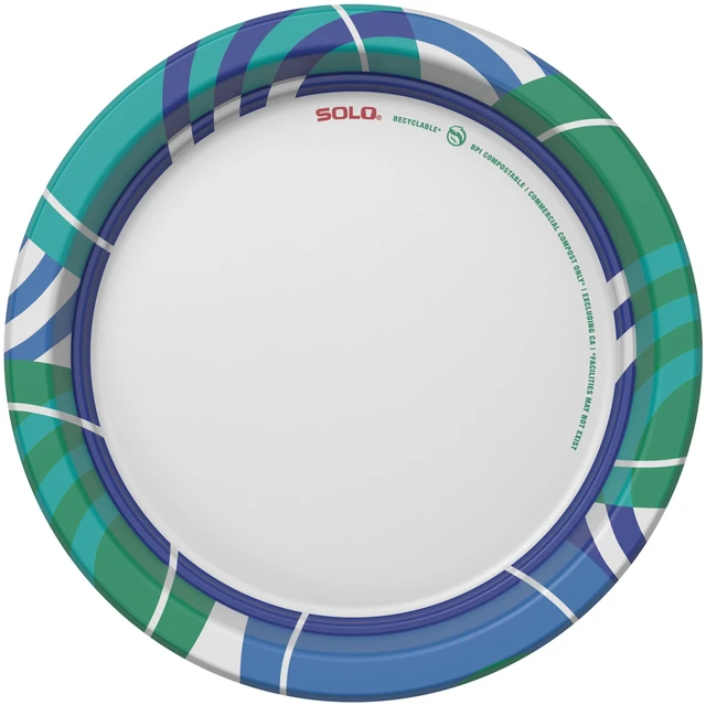 Alt view image 3 of 5 - Solo Bold Hold Heavy Weight Paper Plate 10in 100CT
