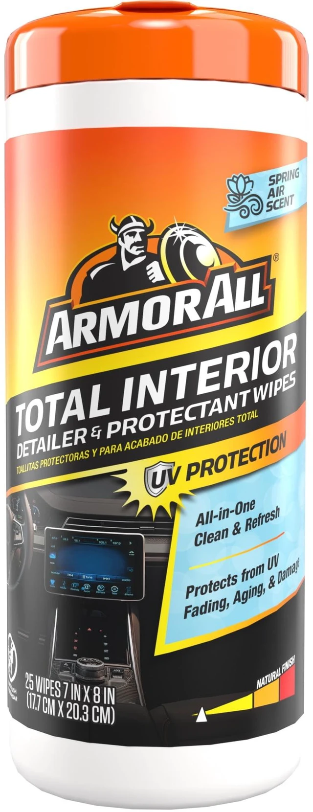 Main image of Armor All Total Interior Detailer and Protectant Wipes 25-Count Canister