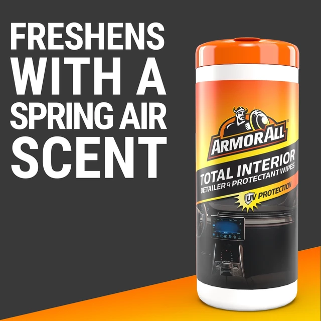 Alt view image 2 of 5 - Armor All Total Interior Detailer and Protectant Wipes 25-Count Canister