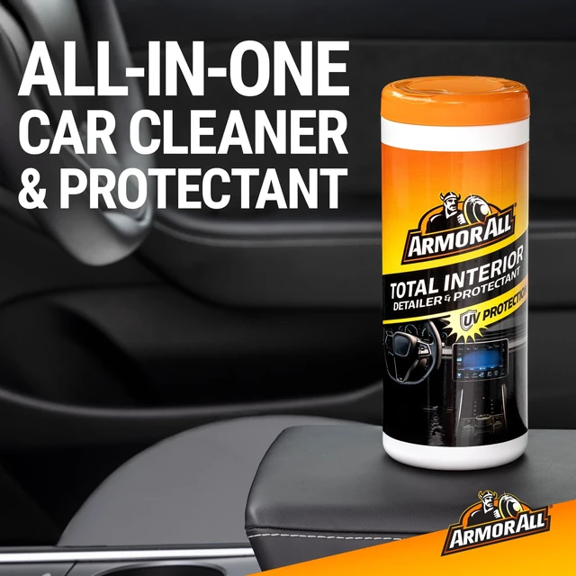Alt view image 3 of 5 - Armor All Total Interior Detailer and Protectant Wipes 25-Count Canister