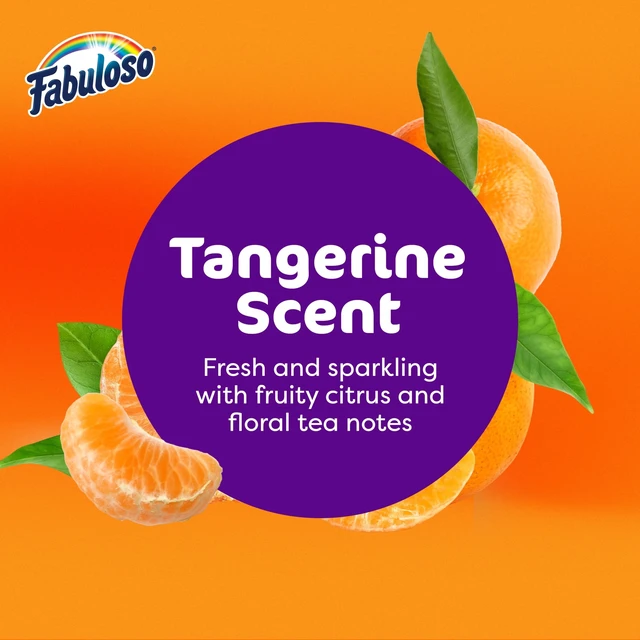 Alt view image 4 of 6 - Fabuloso 2X Multi-Purpose Cleaner, No Rinse Floor Cleaner, Tangerine Scent, 56 fl oz