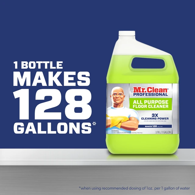 Alt view image 2 of 5 - Mr. Clean Professional All Purpose Floor Cleaner, 1 Gallon
