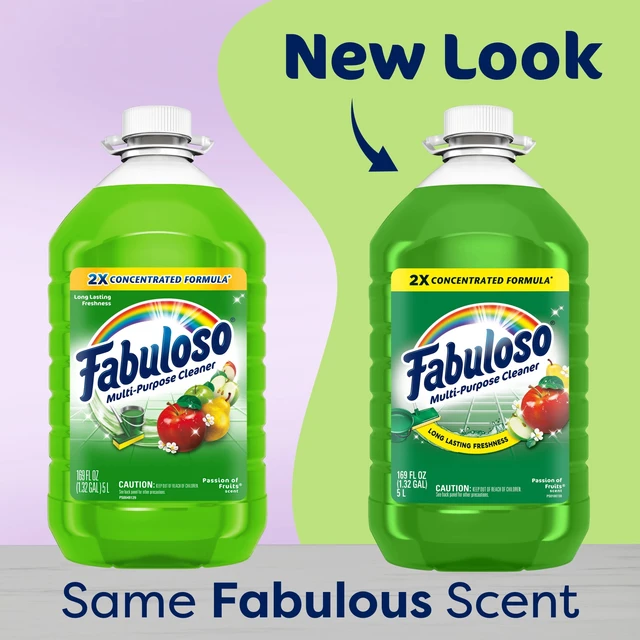 Alt view image 5 of 6 - Fabuloso 2X Multi-Purpose Cleaner, No Rinse Floor Cleaner, Passion of Fruits Scent, 169 fl oz