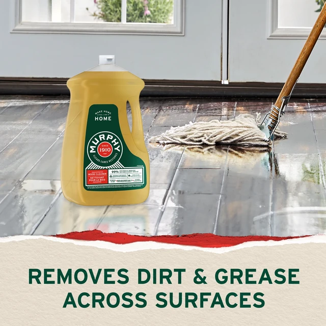 Alt view image 4 of 6 - Murphy Oil Soap Concentrated Formula Wood Cleaner Citronella Oil Scent 90Fl Oz Bottle