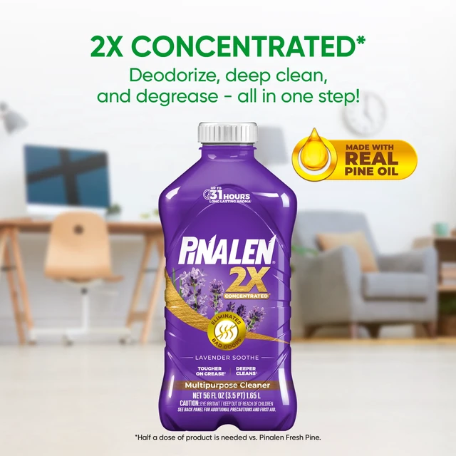 Alt view image 5 of 5 - Pinalen 2X Max Aromas Multipurpose Cleaner Lavender Soothe Scent 56 fl oz
