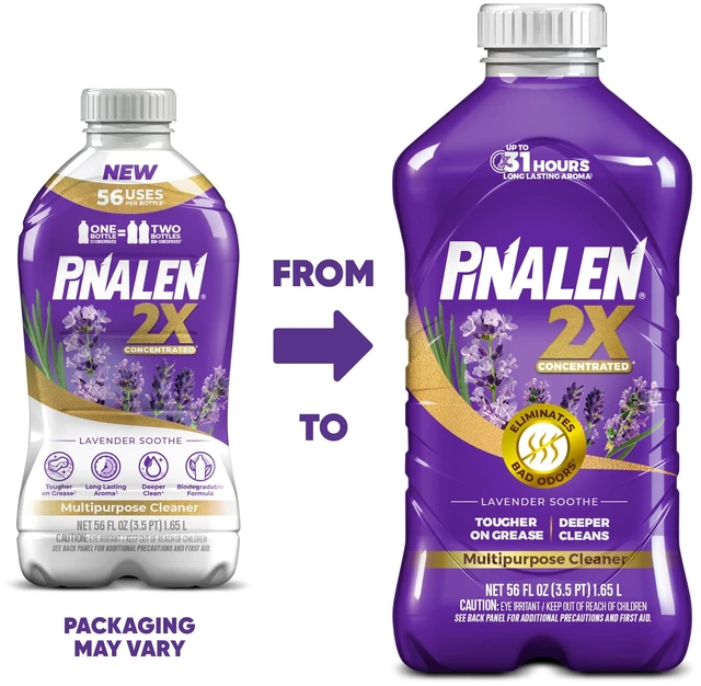 Alt view image 4 of 5 - Pinalen 2X Max Aromas Multipurpose Cleaner Lavender Soothe Scent 56 fl oz