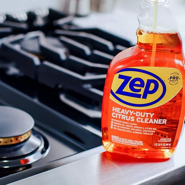 Alt view image 5 of 5 - Zep Heavy-Duty Citrus Degreaser and Cleaner - 24 fl oz, Citrus Burst Scent