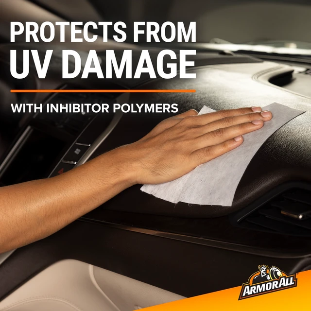 Alt view image 3 of 5 - Armor All Protectant Ultra Shield Car Wipes - 25 Count