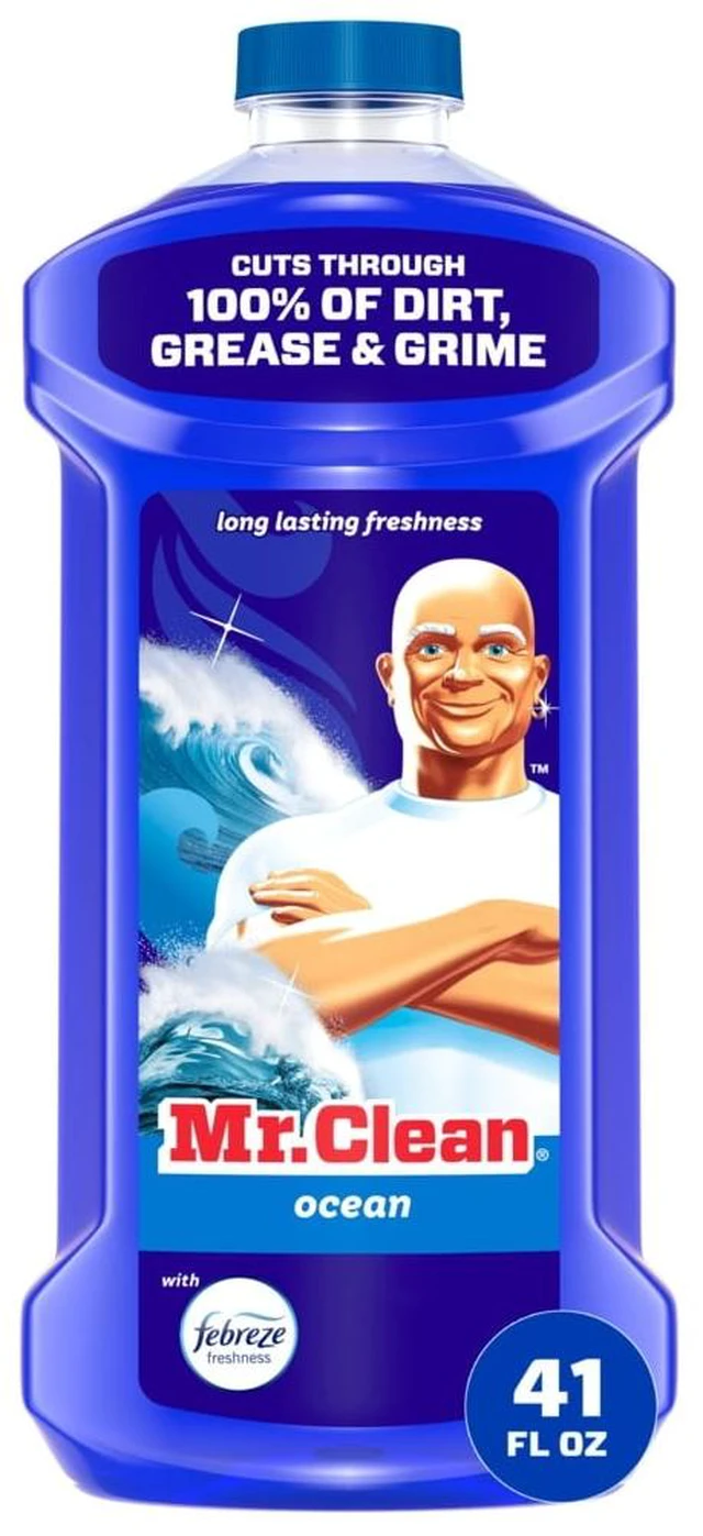 Alt view image 5 of 6 - Mr. Clean All Purpose Cleaner, Ocean, 41 fl oz (4 Pack)