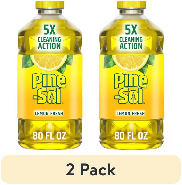 Main image of Pine-Sol Multi-Surface All Purpose Cleaner, Lemon Fresh, 80fl oz (2-Pack)
