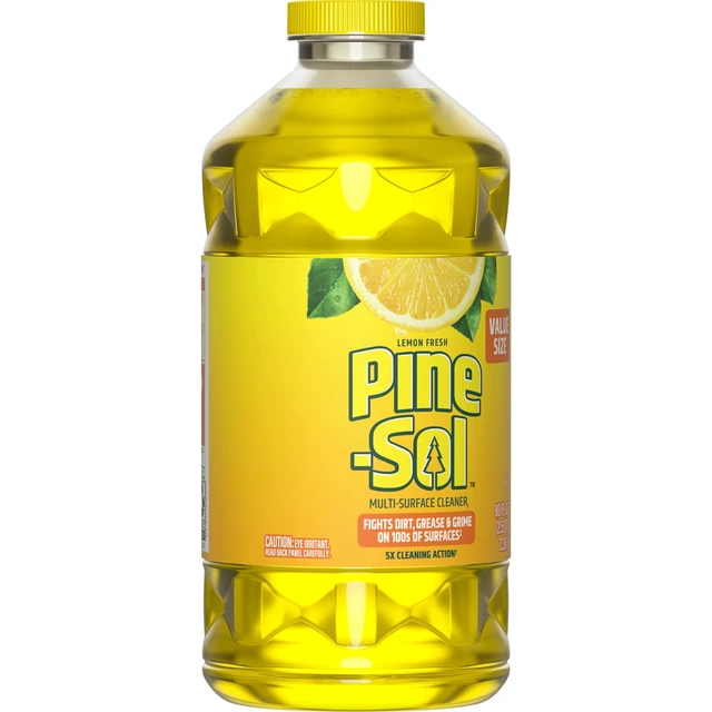 Alt view image 5 of 5 - Pine-Sol Multi-Surface All Purpose Cleaner, Lemon Fresh, 80fl oz (2-Pack)