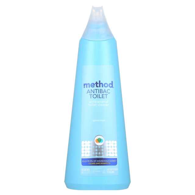 Alt view image 3 of 6 - Method Antibacterial Toilet Bowl Cleaner, Spearmint Fragrance, 2 Pack, 24 fl oz
