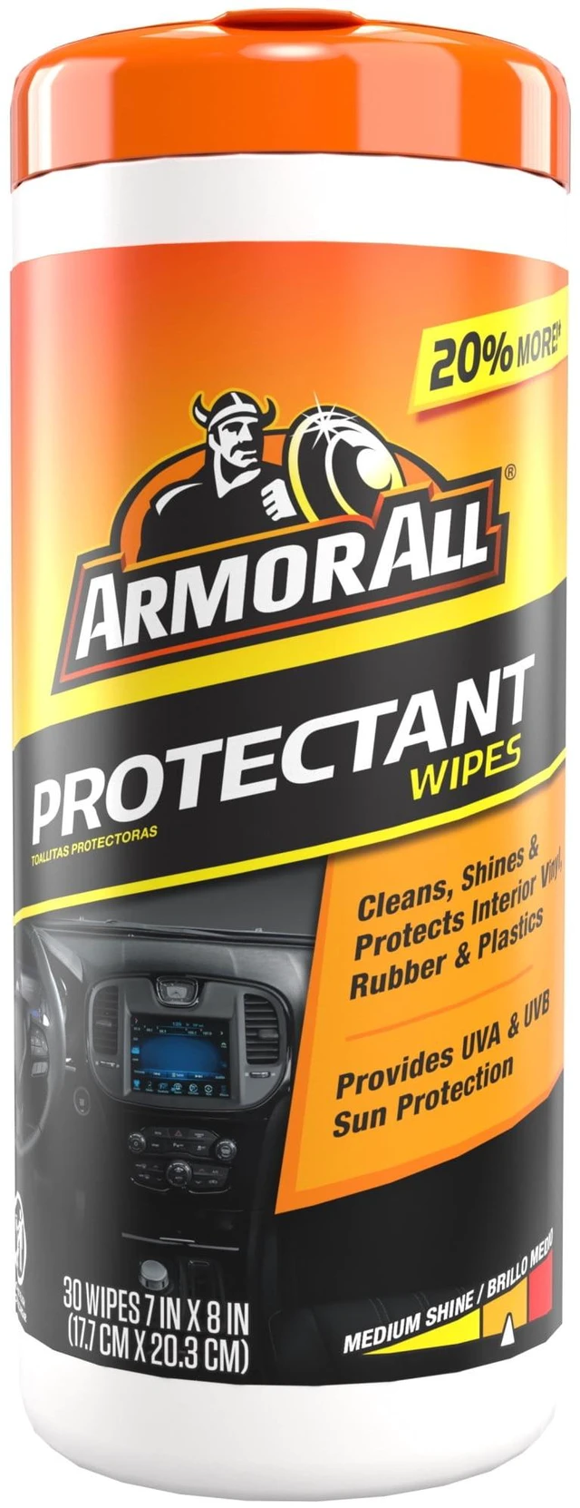 Alt view image 3 of 3 - Armor All Interior Car Cleaning and Protectant Wipes Kit, 30 Count, 2-Piece Bundle
