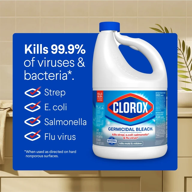 Alt view image 2 of 5 - Clorox Germicidal Bleach Cleaner, Regular Scent, 121 fl oz