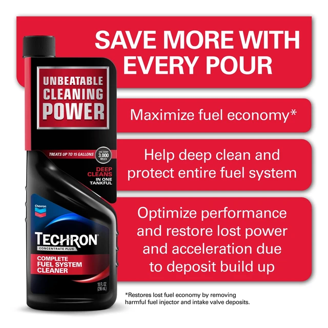 Alt view image 5 of 5 - Chevron Techron Complete Fuel System Cleaner 10 Oz