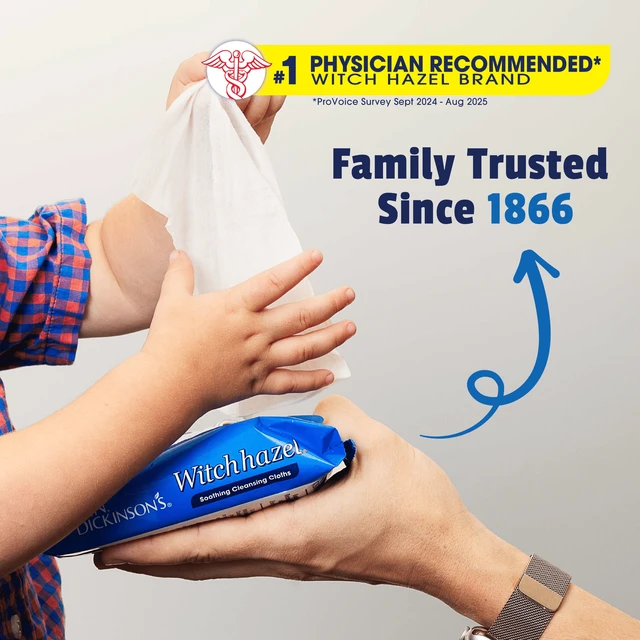 Alt view image 4 of 6 - 25 Count T.N. Dickinson's Witch Hazel Cleansing Cloths